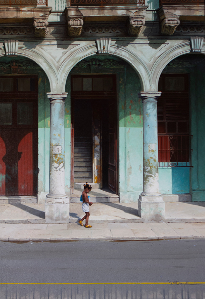 Under the Arches, Havana, Cuba II by Scott McDougall | Lethbridge Gallery
